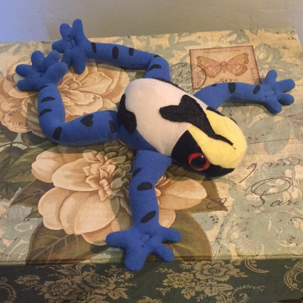 Stuffed poison arrow frog